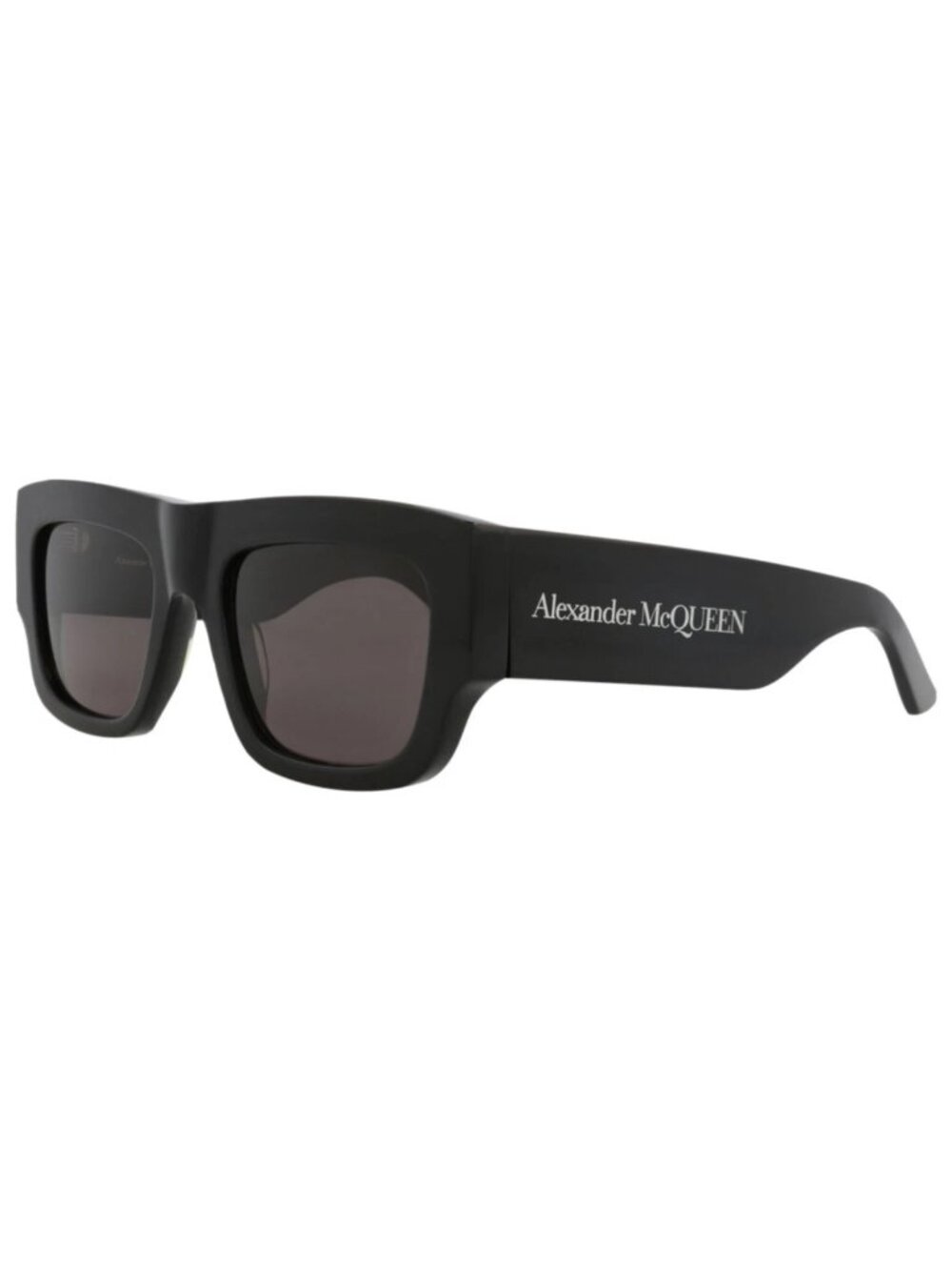 New Alexander McQueen Women's Sunglasses Square Rectangle Recycled Acetate Frame